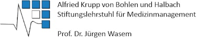 Alfried Krupp von Bohlen und Halbach Stiftungslehrstuhl für Medizinmanagemnt Prof. Dr. Jürgen Wasem