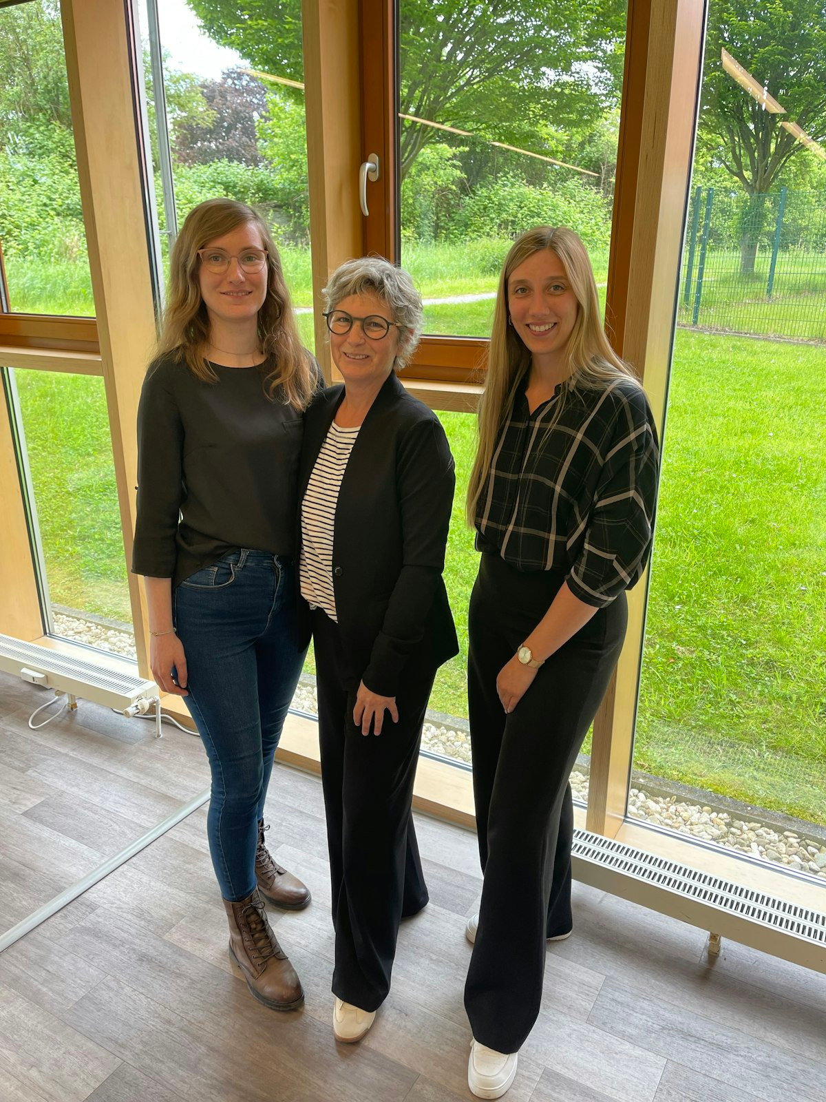 Das Projektteam: Michelle Baus, Prof.in Dr.in Eike Quilling, Antonia Paeschke (v.l.n.r.)