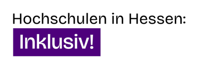 Logo Hochschulen in Hessen: Inhklusiv
